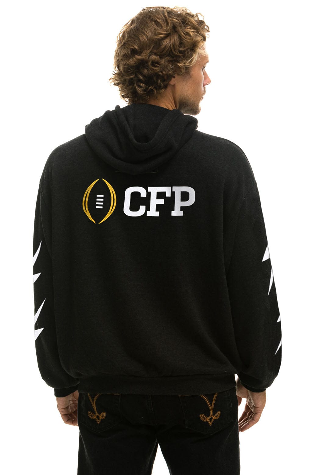 Classic CFP NATIONAL CHAMPIONSHIP 2025 UNISEX RELAXED PULLOVER HOODIE - BLACK