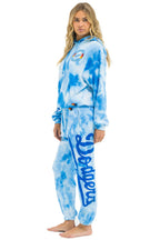Classic LOS ANGELES DODGERS HAND DYED SWEATPANTS - TIE DYE BLUE