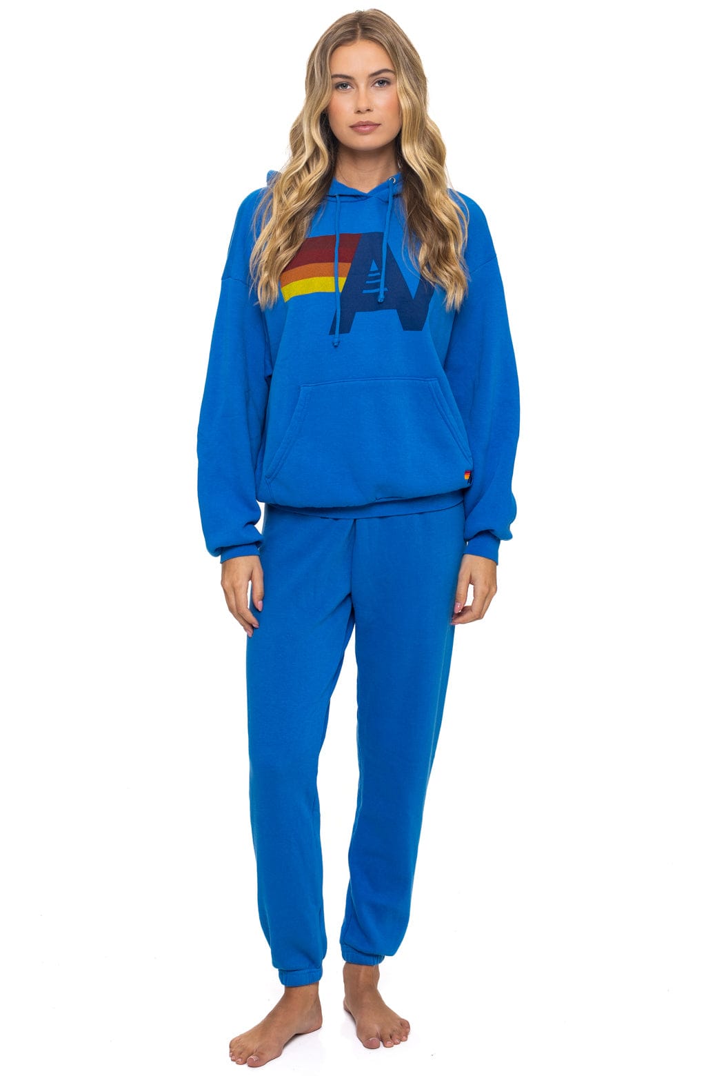 Classic LOGO PULLOVER RELAXED HOODIE - ADVENTURE BLUE