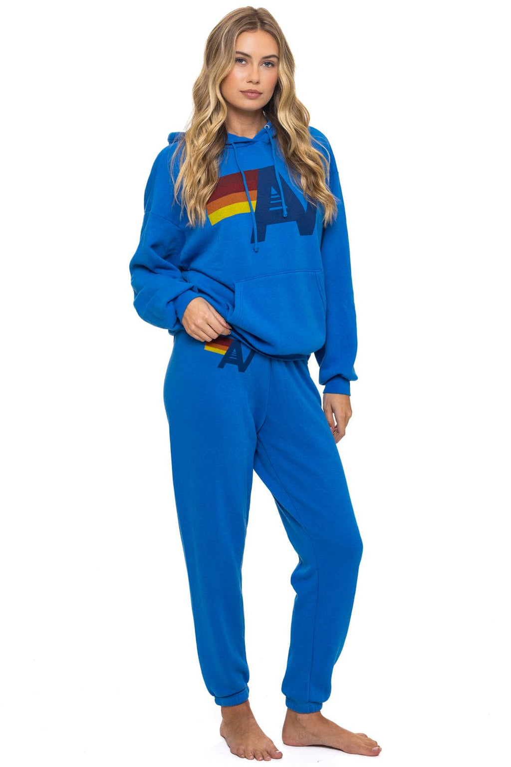 Classic LOGO PULLOVER RELAXED HOODIE - ADVENTURE BLUE