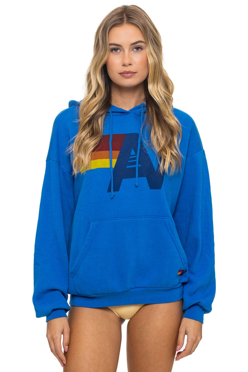 Classic LOGO PULLOVER RELAXED HOODIE - ADVENTURE BLUE