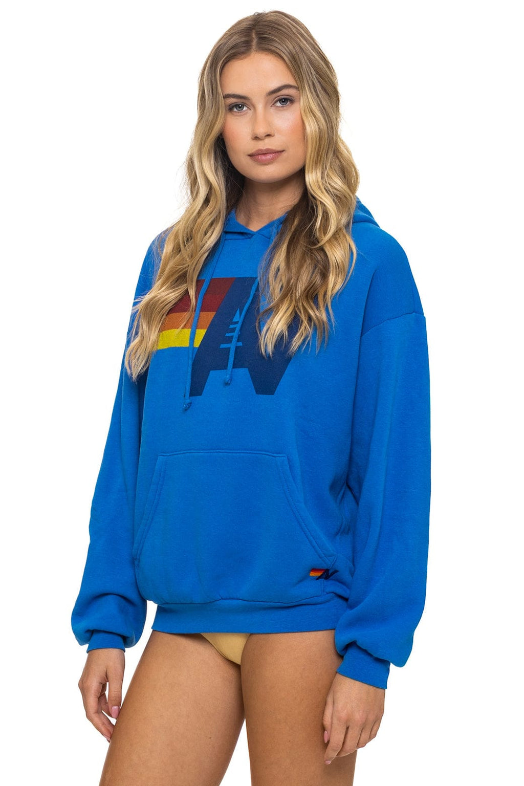 Classic LOGO PULLOVER RELAXED HOODIE - ADVENTURE BLUE