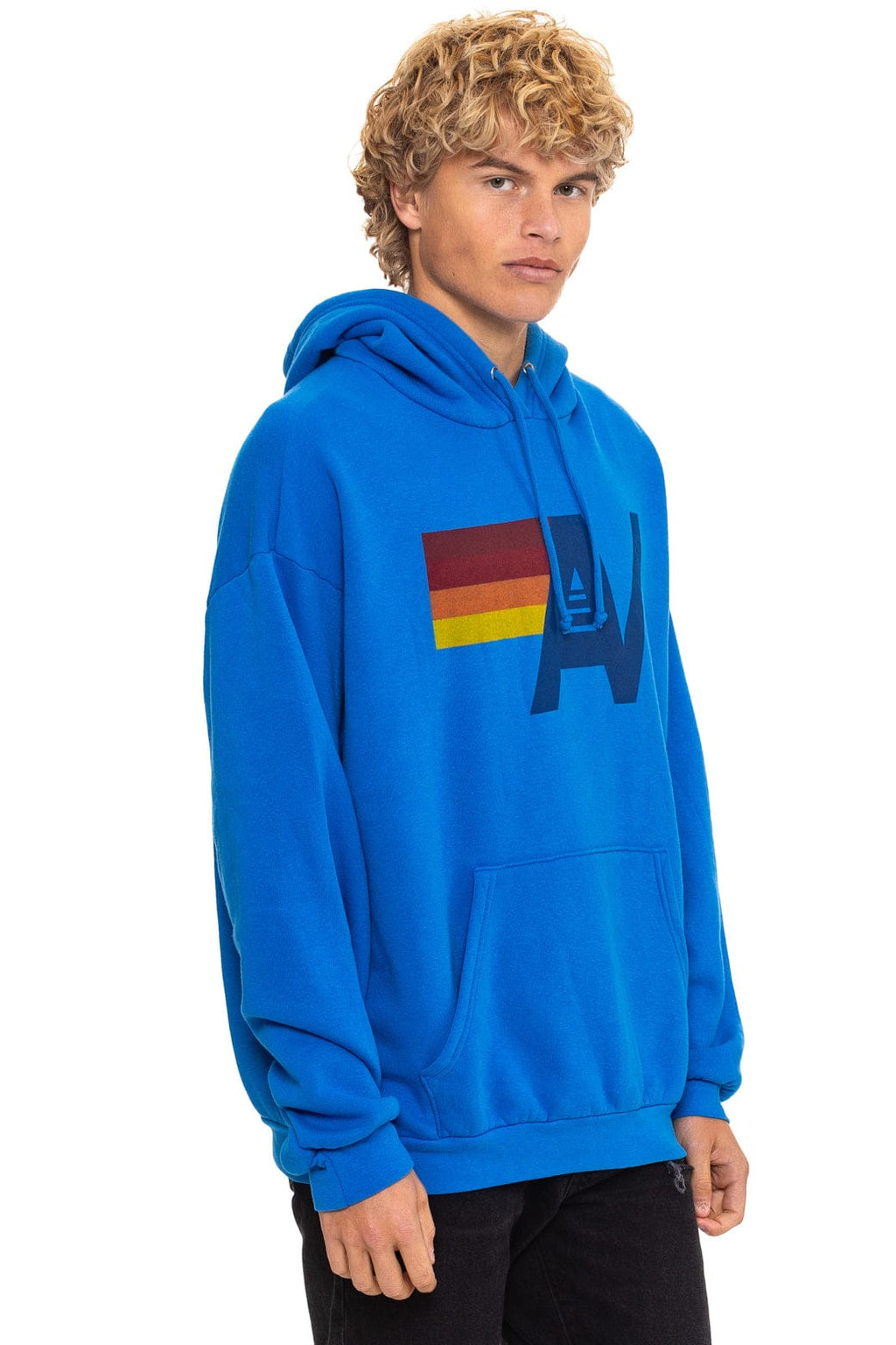 Classic LOGO PULLOVER RELAXED HOODIE - ADVENTURE BLUE