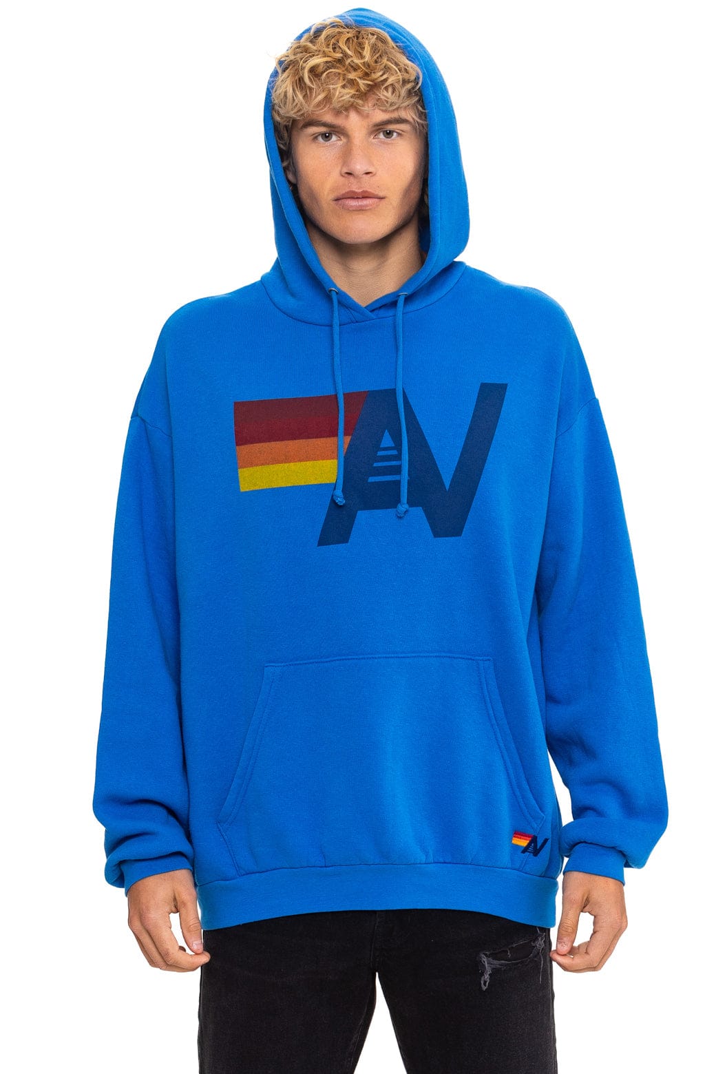 Classic LOGO PULLOVER RELAXED HOODIE - ADVENTURE BLUE