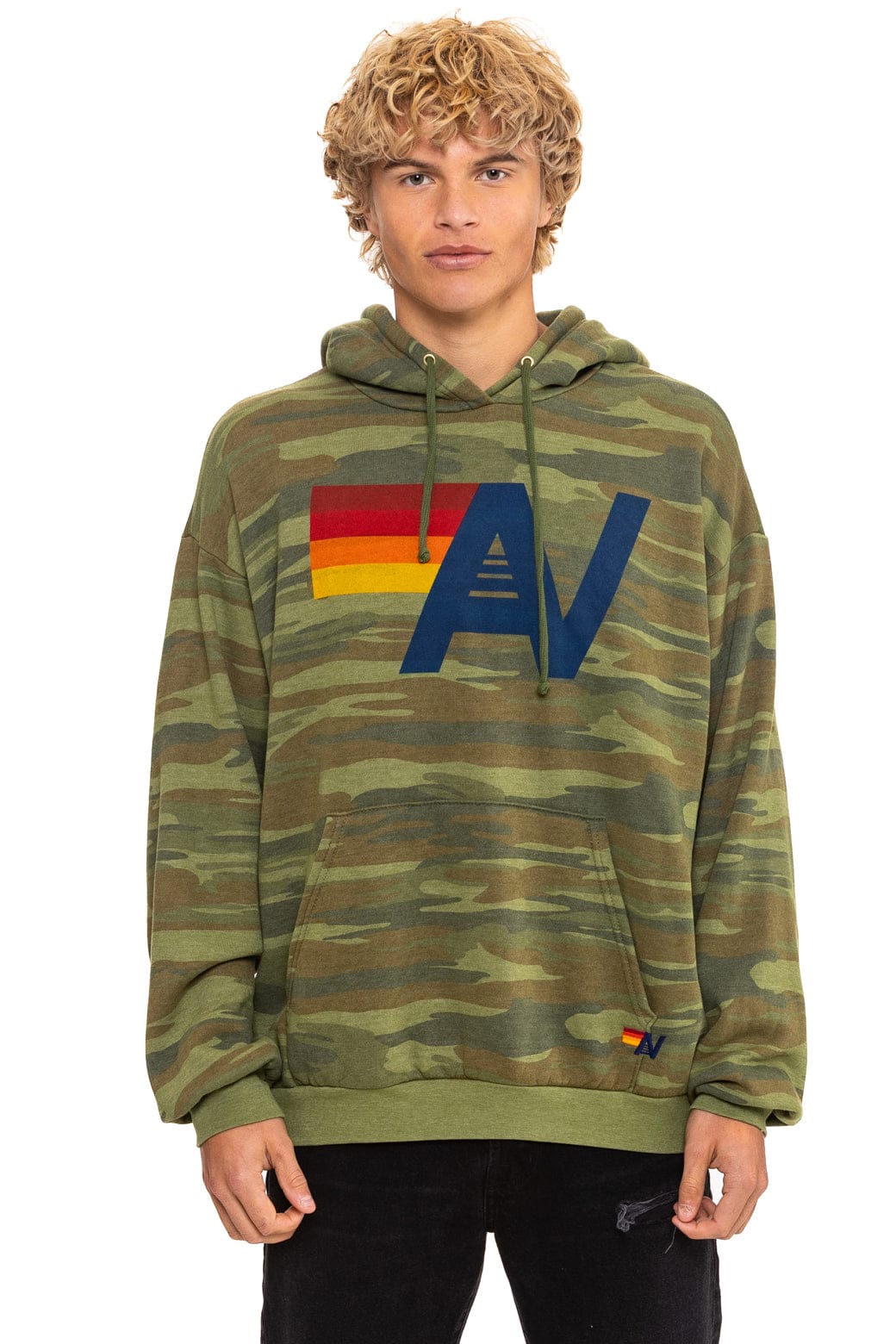 Classic LOGO PULLOVER RELAXED HOODIE - CAMO