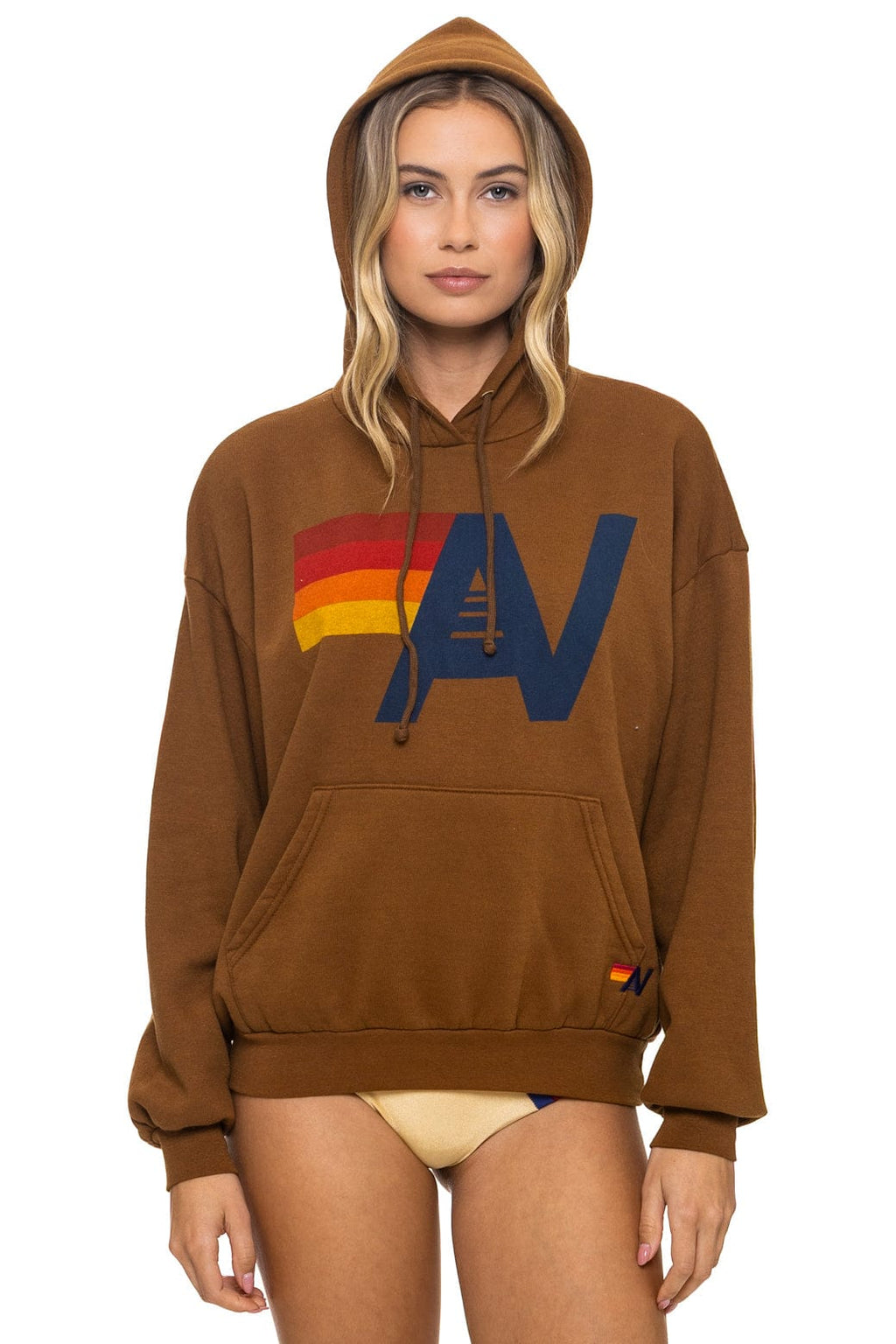 Classic LOGO PULLOVER RELAXED HOODIE - CINNAMON