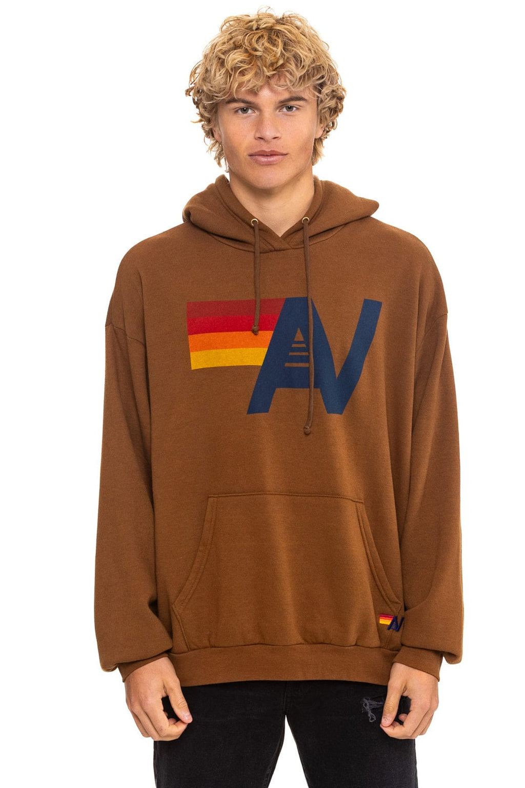 Classic LOGO PULLOVER RELAXED HOODIE - CINNAMON