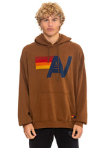 Classic LOGO PULLOVER RELAXED HOODIE - CINNAMON