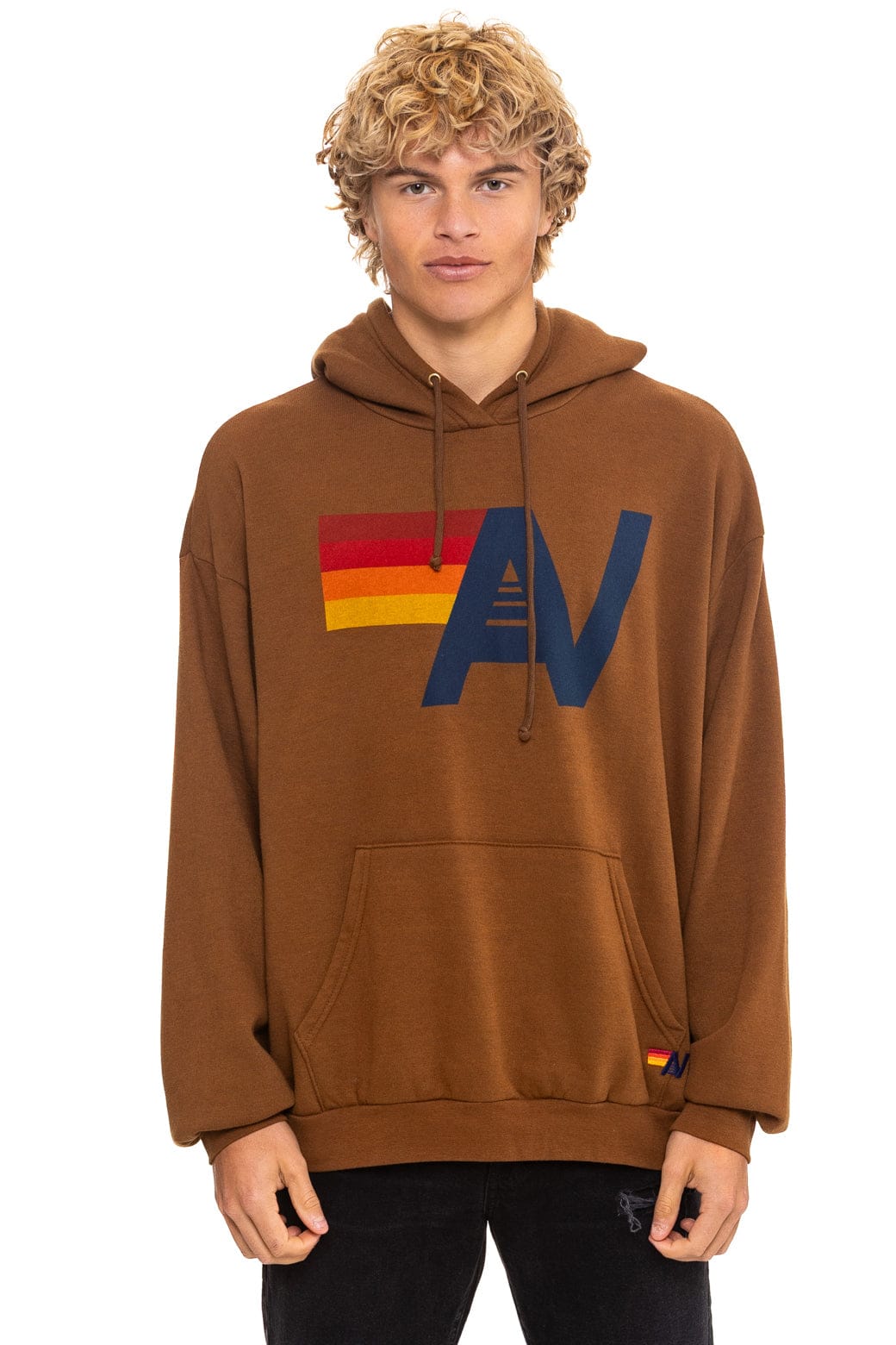 Classic LOGO PULLOVER RELAXED HOODIE - CINNAMON
