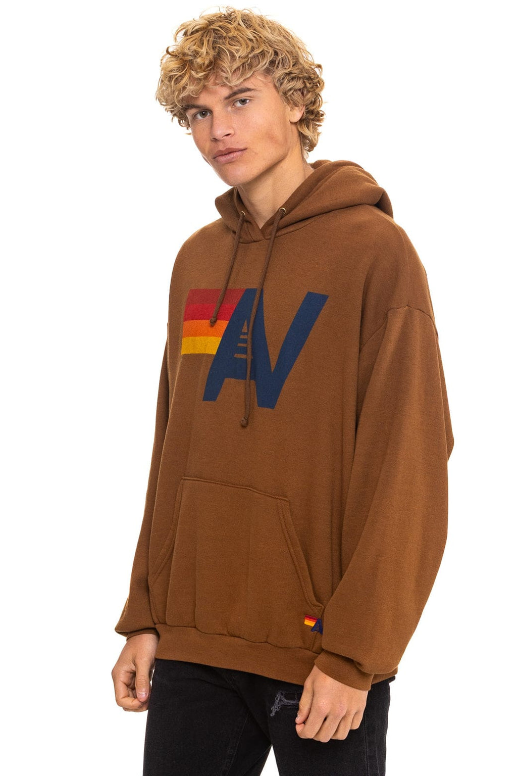 Classic LOGO PULLOVER RELAXED HOODIE - CINNAMON
