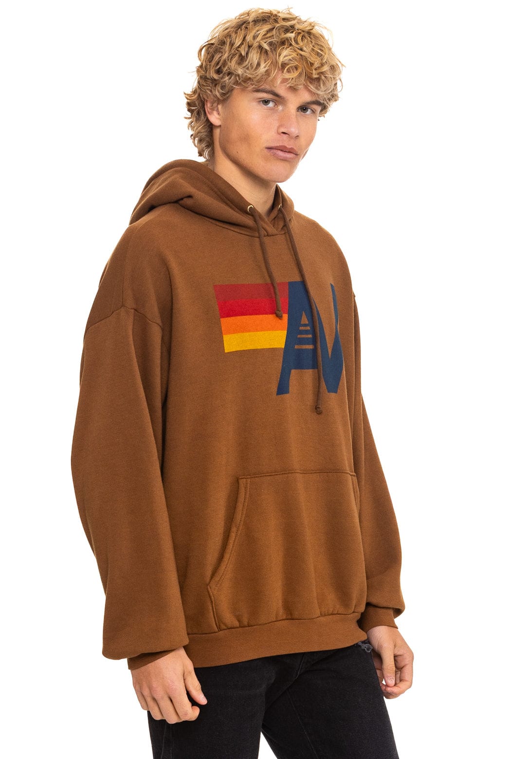 Classic LOGO PULLOVER RELAXED HOODIE - CINNAMON