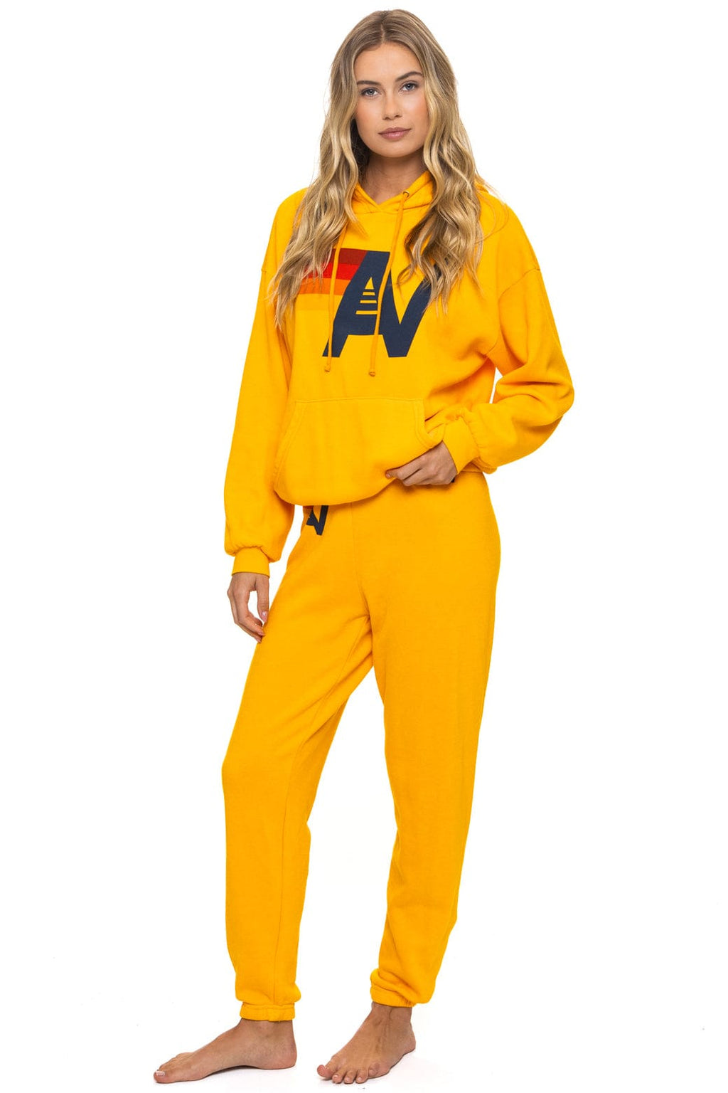 Classic LOGO PULLOVER RELAXED HOODIE - GOLD