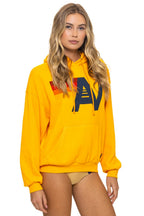 Classic LOGO PULLOVER RELAXED HOODIE - GOLD