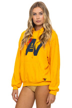 Classic LOGO PULLOVER RELAXED HOODIE - GOLD