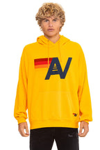 Classic LOGO PULLOVER RELAXED HOODIE - GOLD
