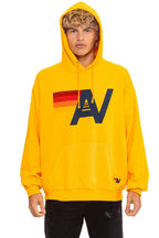 Classic LOGO PULLOVER RELAXED HOODIE - GOLD