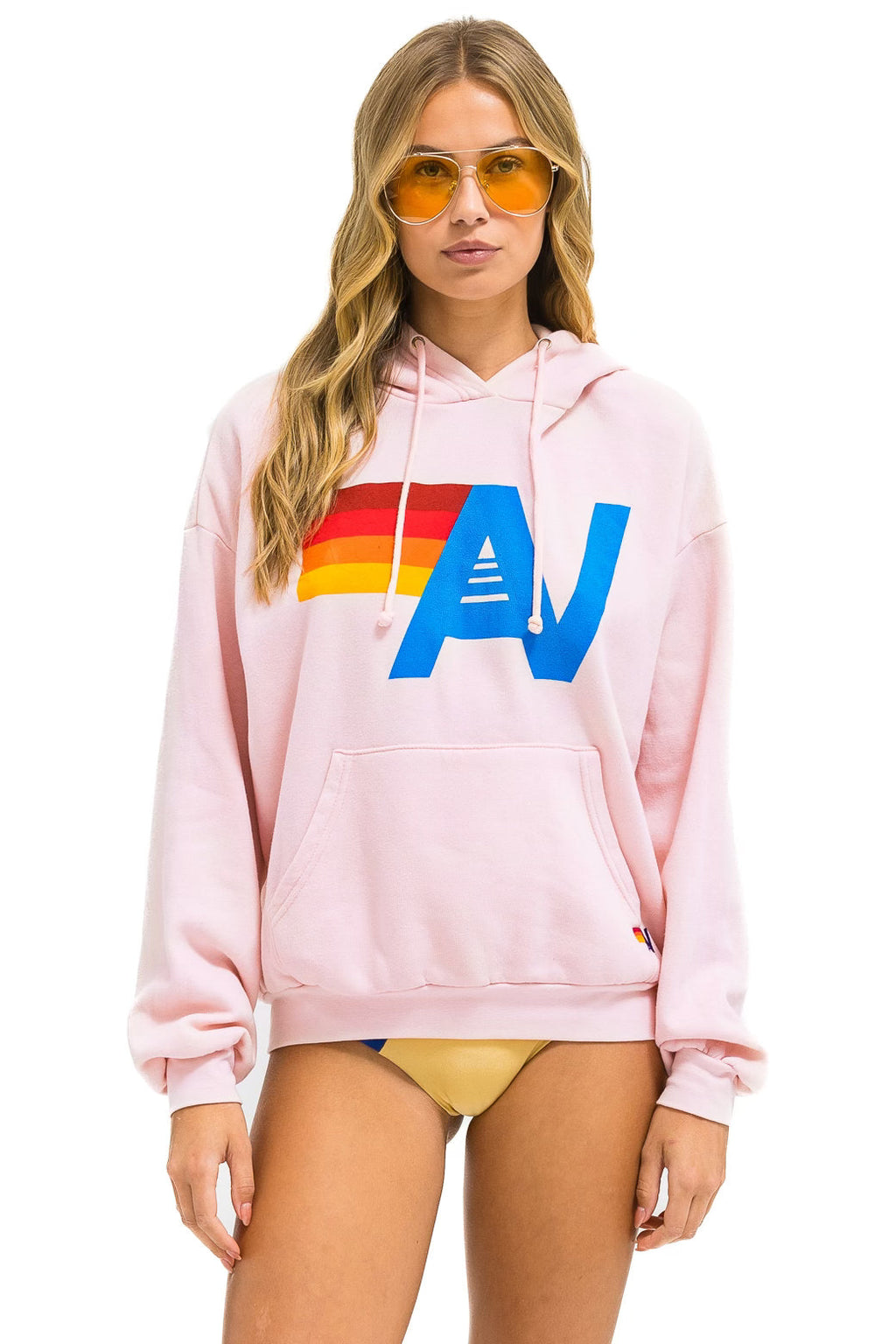 Classic LOGO PULLOVER RELAXED HOODIE - LIGHT PINK