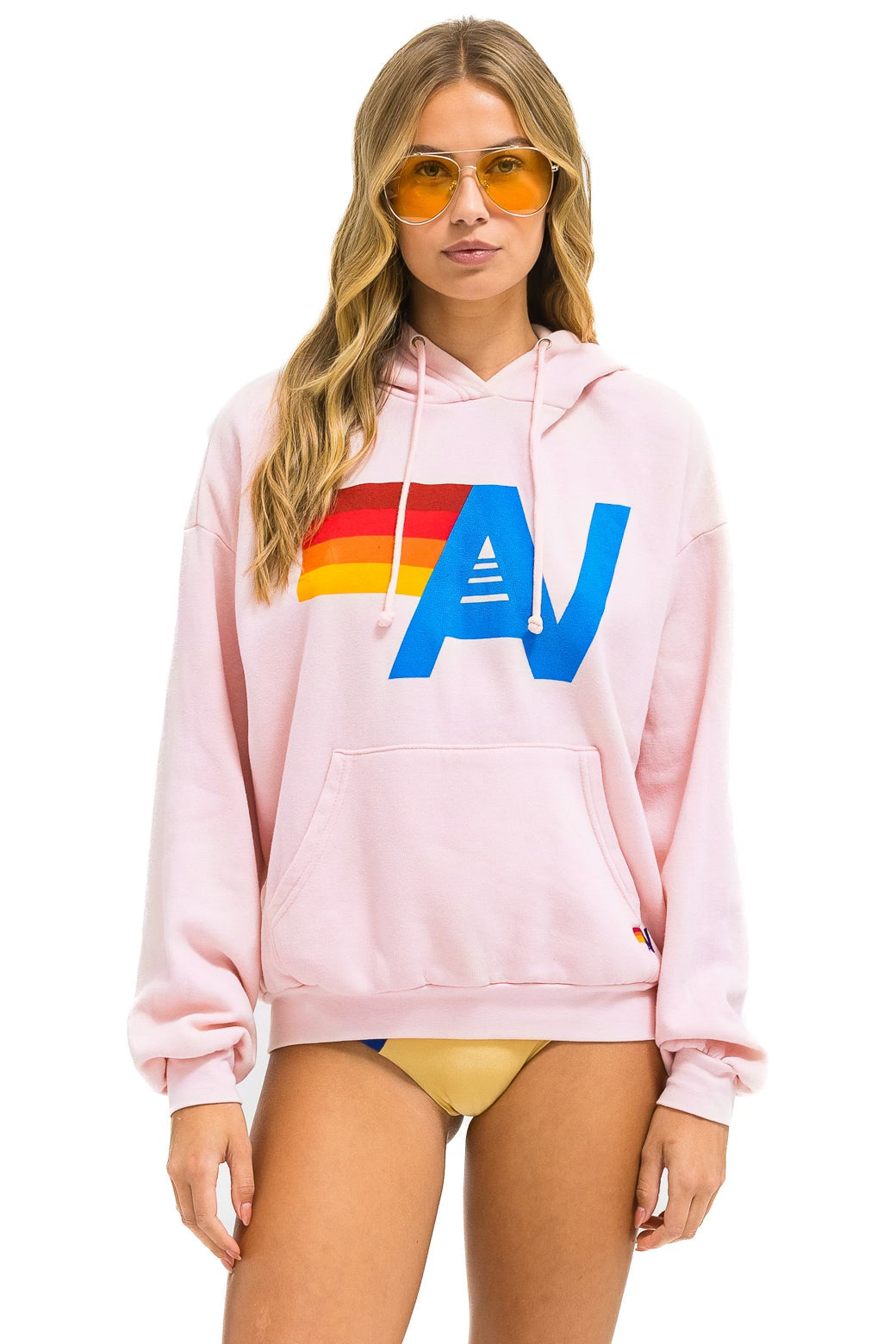 Classic LOGO PULLOVER RELAXED HOODIE - LIGHT PINK