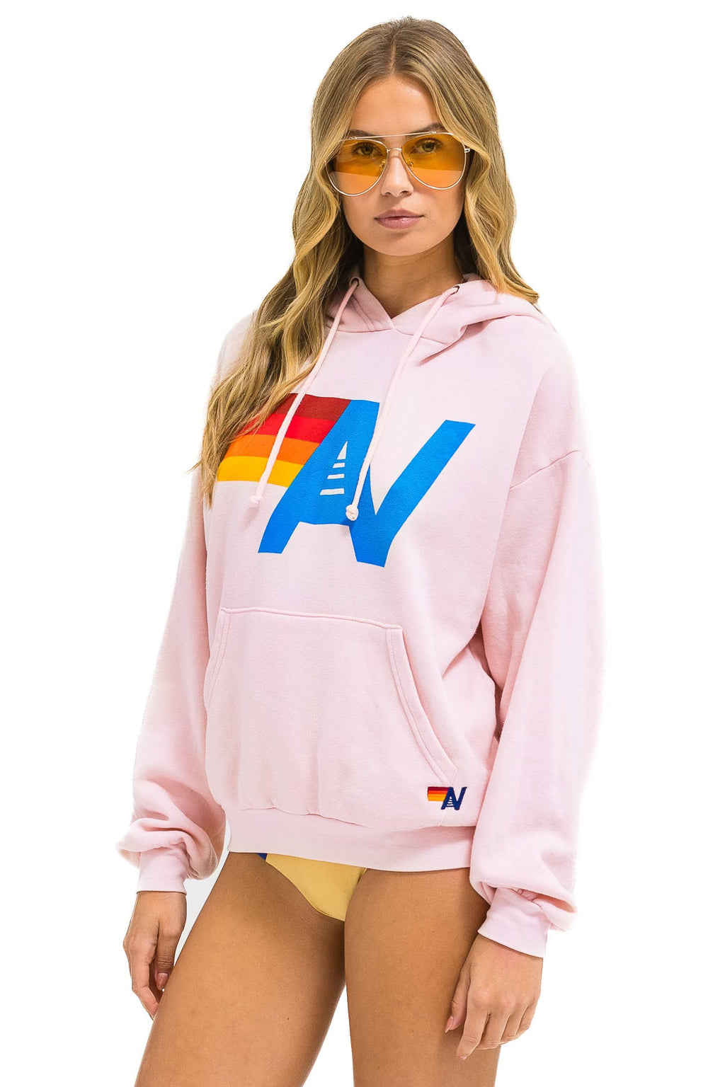 Classic LOGO PULLOVER RELAXED HOODIE - LIGHT PINK