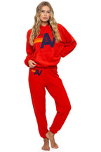 Classic LOGO PULLOVER RELAXED HOODIE - RED