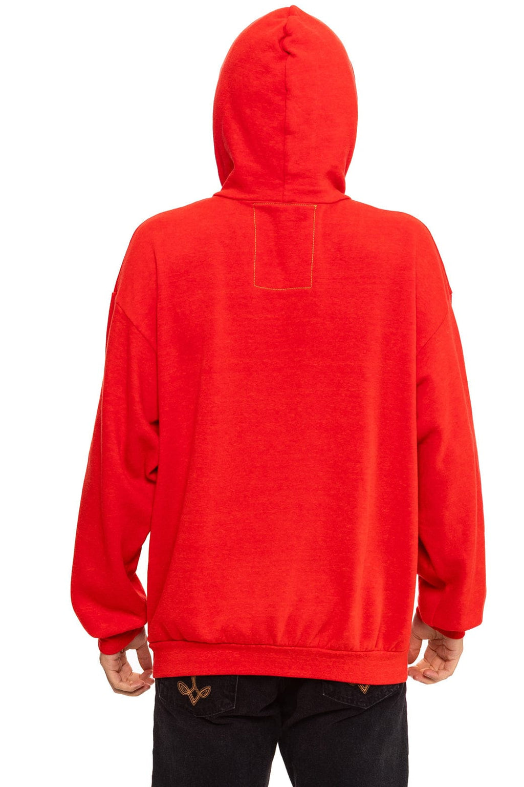 Classic LOGO PULLOVER RELAXED HOODIE - RED