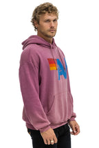 Classic VINTAGE LOGO RELAXED PULLOVER HOODIE - FADED BERRY