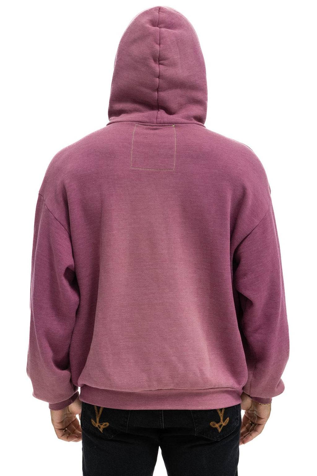 Classic VINTAGE LOGO RELAXED PULLOVER HOODIE - FADED BERRY