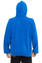 Classic MOUNTAIN STITCH CHEVRON PULLOVER HOODIE RELAXED - ADVENTURE BLUE