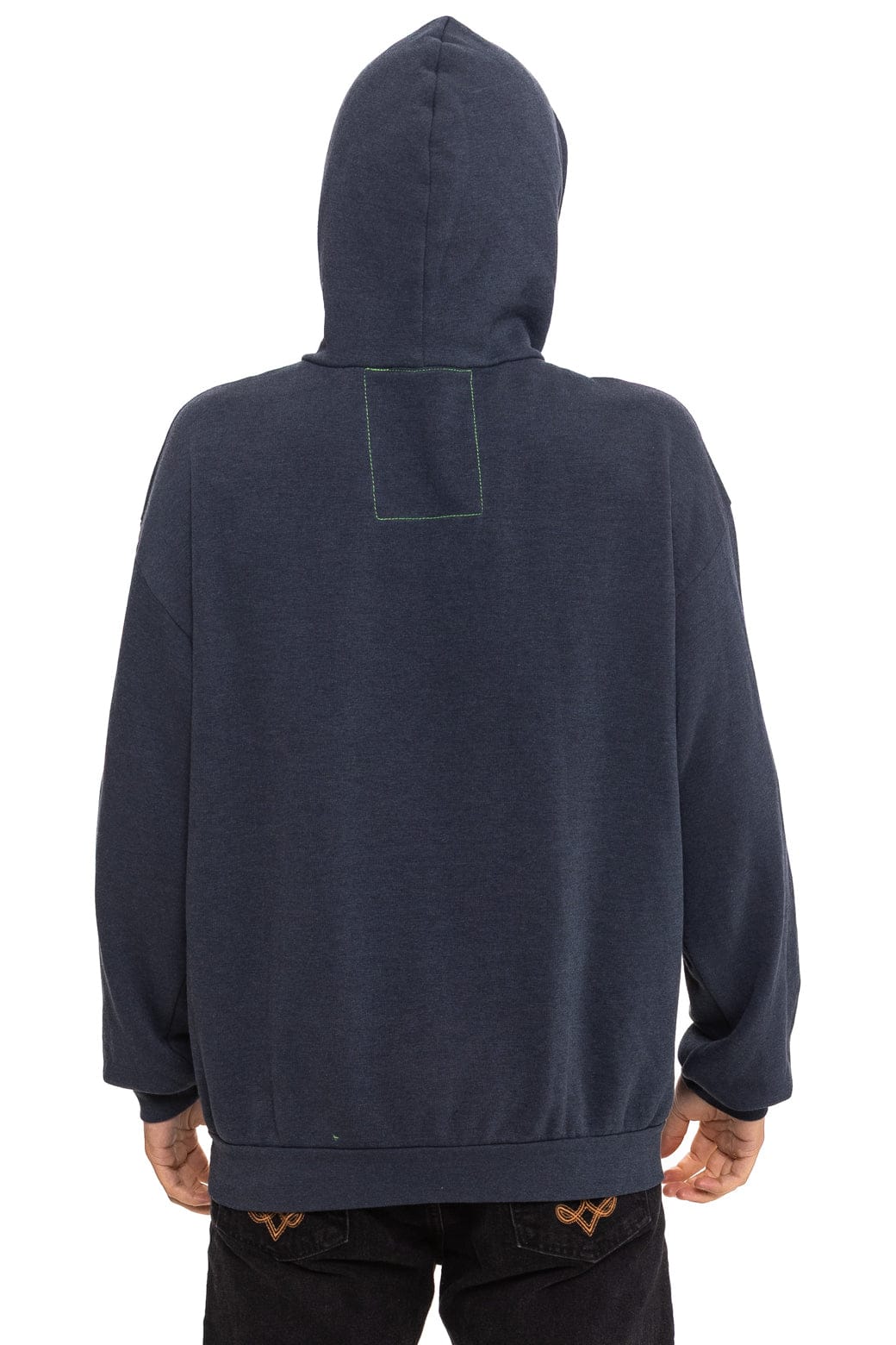 Classic MOUNTAIN STITCH CHEVRON PULLOVER HOODIE RELAXED - CHARCOAL