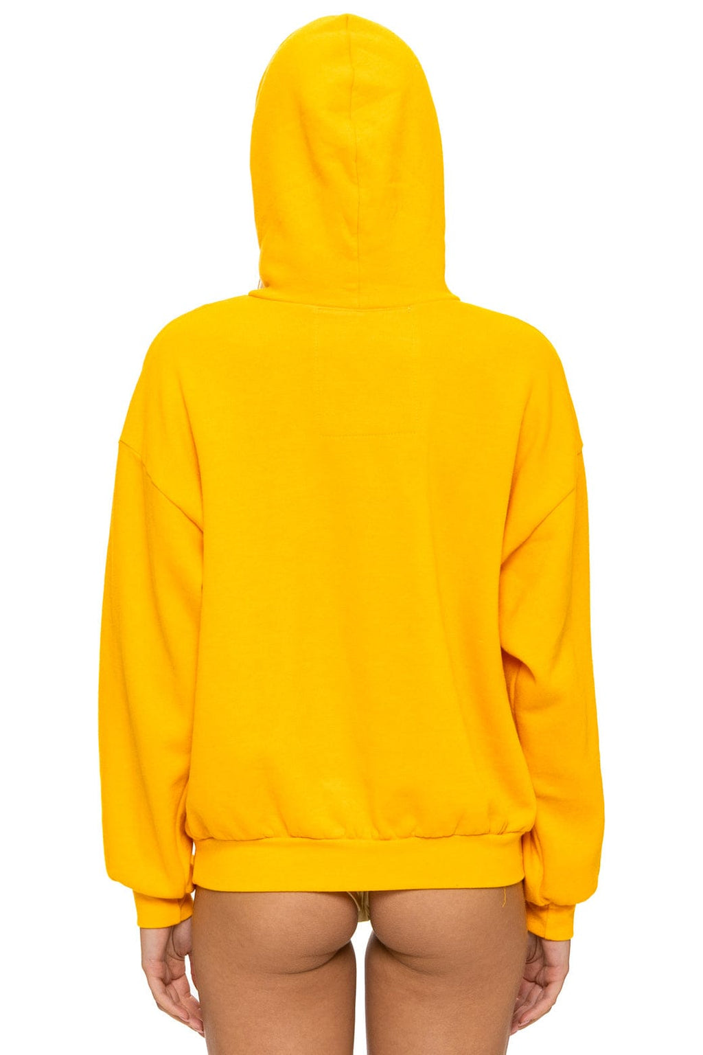 Classic MOUNTAIN STITCH CHEVRON PULLOVER HOODIE RELAXED - GOLD