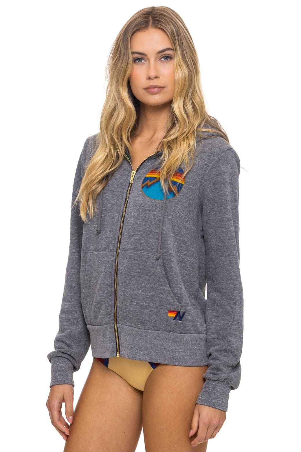 Classic ALL SEASONS CIRCLE ZIP HOODIE - HEATHER GREY