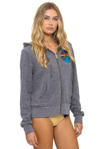 Classic ALL SEASONS CIRCLE ZIP HOODIE - HEATHER GREY