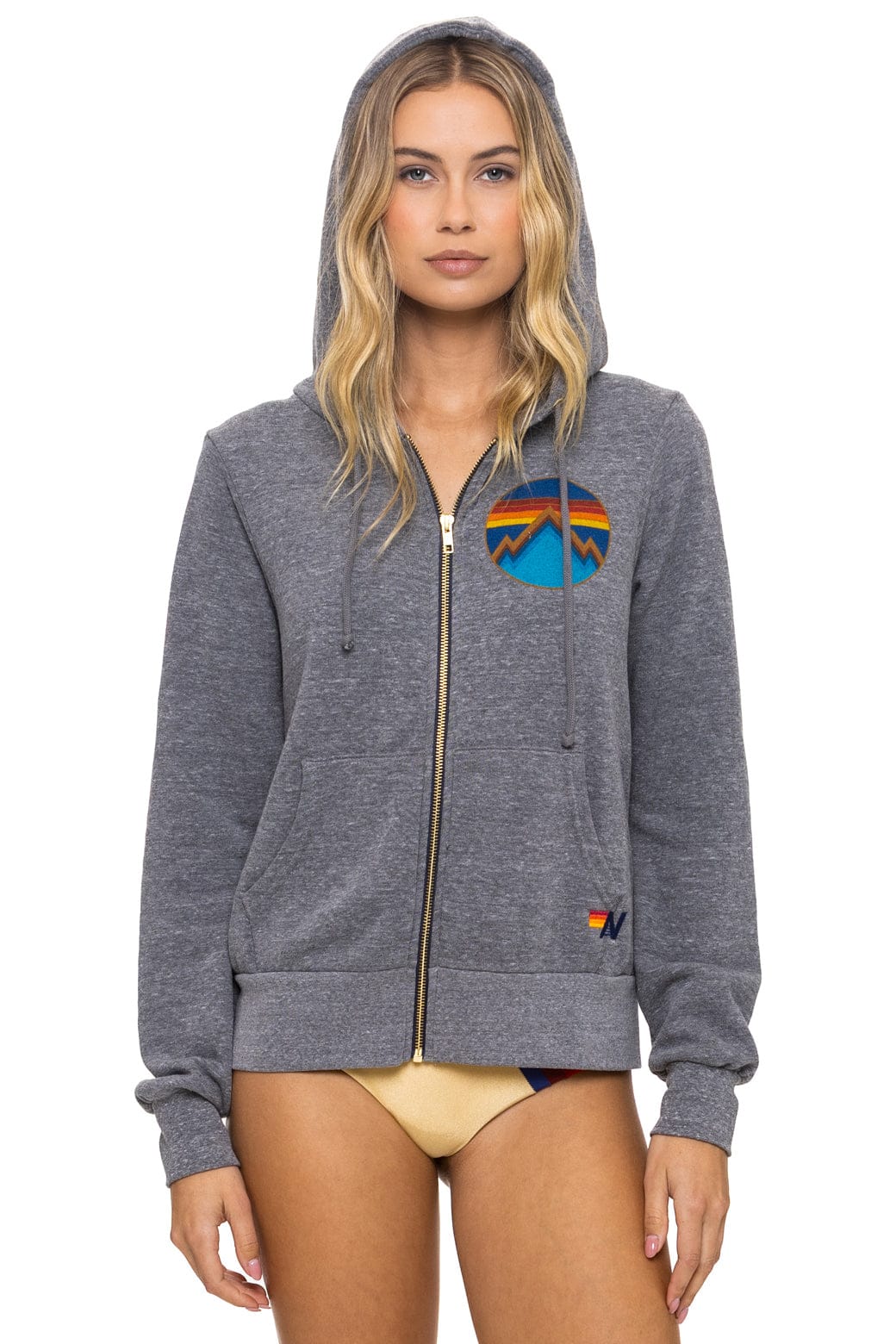 Classic ALL SEASONS CIRCLE ZIP HOODIE - HEATHER GREY