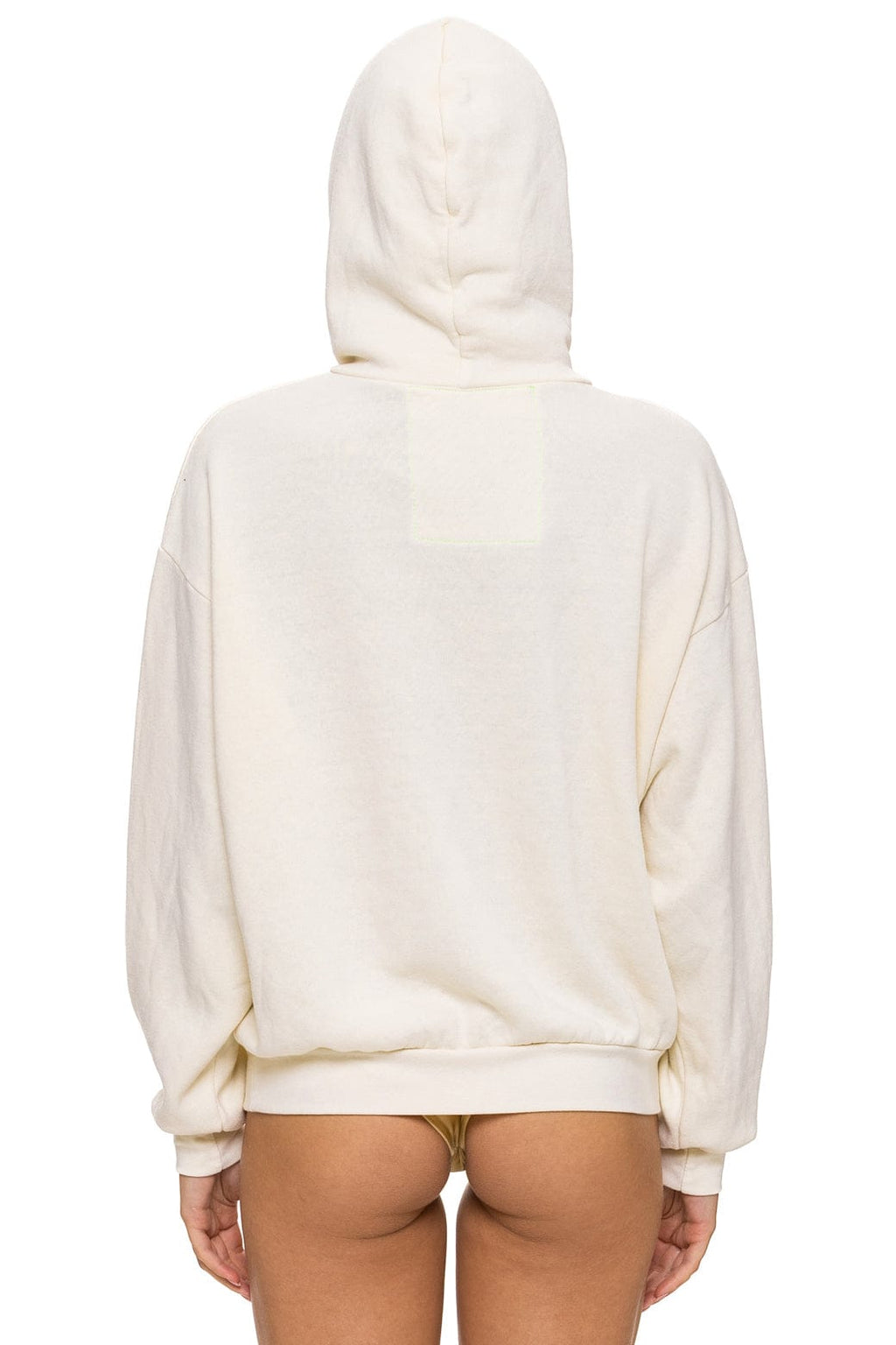 Classic MOUNTAIN STITCH CHEVRON PULLOVER HOODIE RELAXED - VINTAGE WHITE