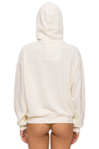 Classic MOUNTAIN STITCH CHEVRON PULLOVER HOODIE RELAXED - VINTAGE WHITE