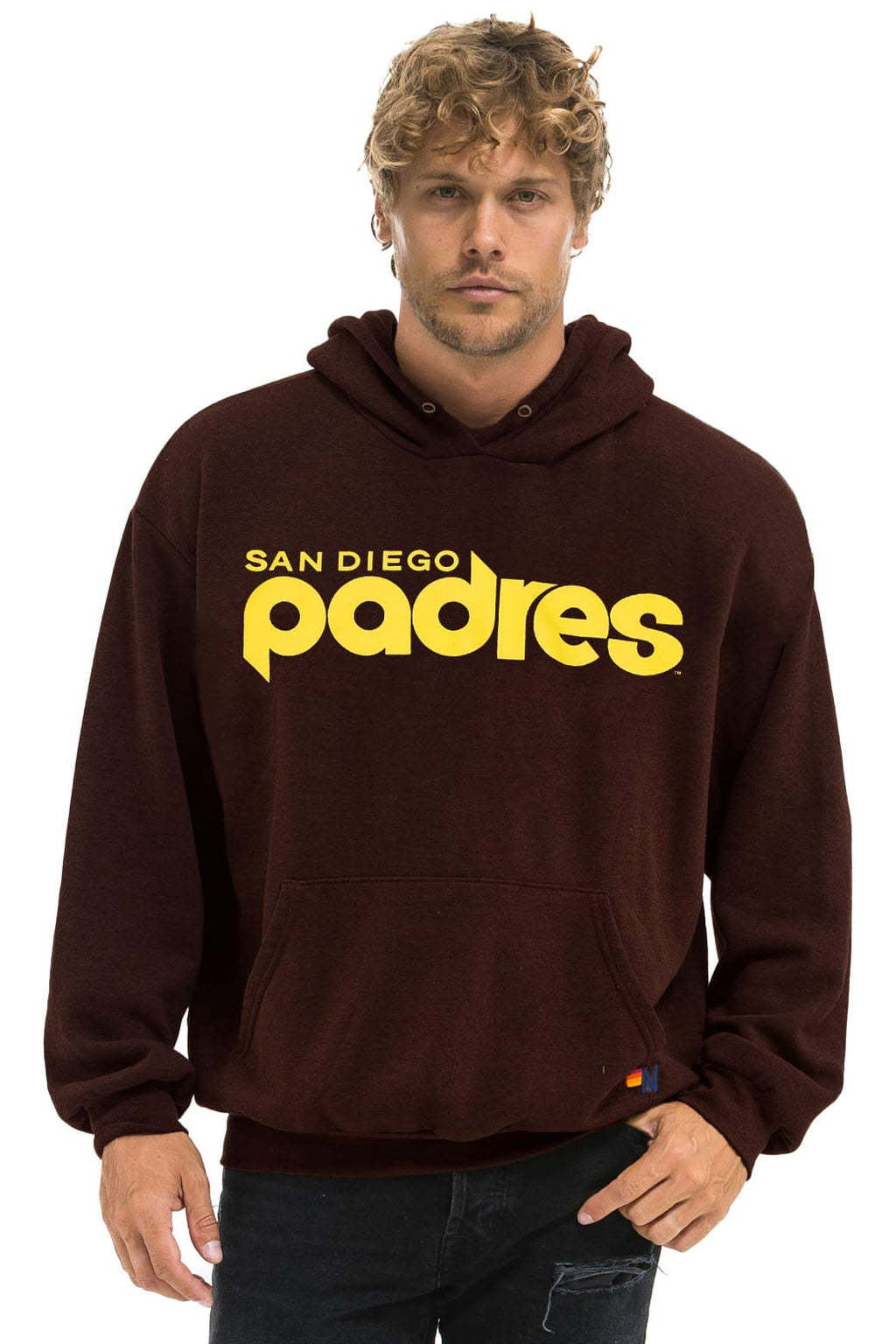 Classic SAN DIEGO PADRES 2026 RELAXED PULLOVER HOODIE - BROWN