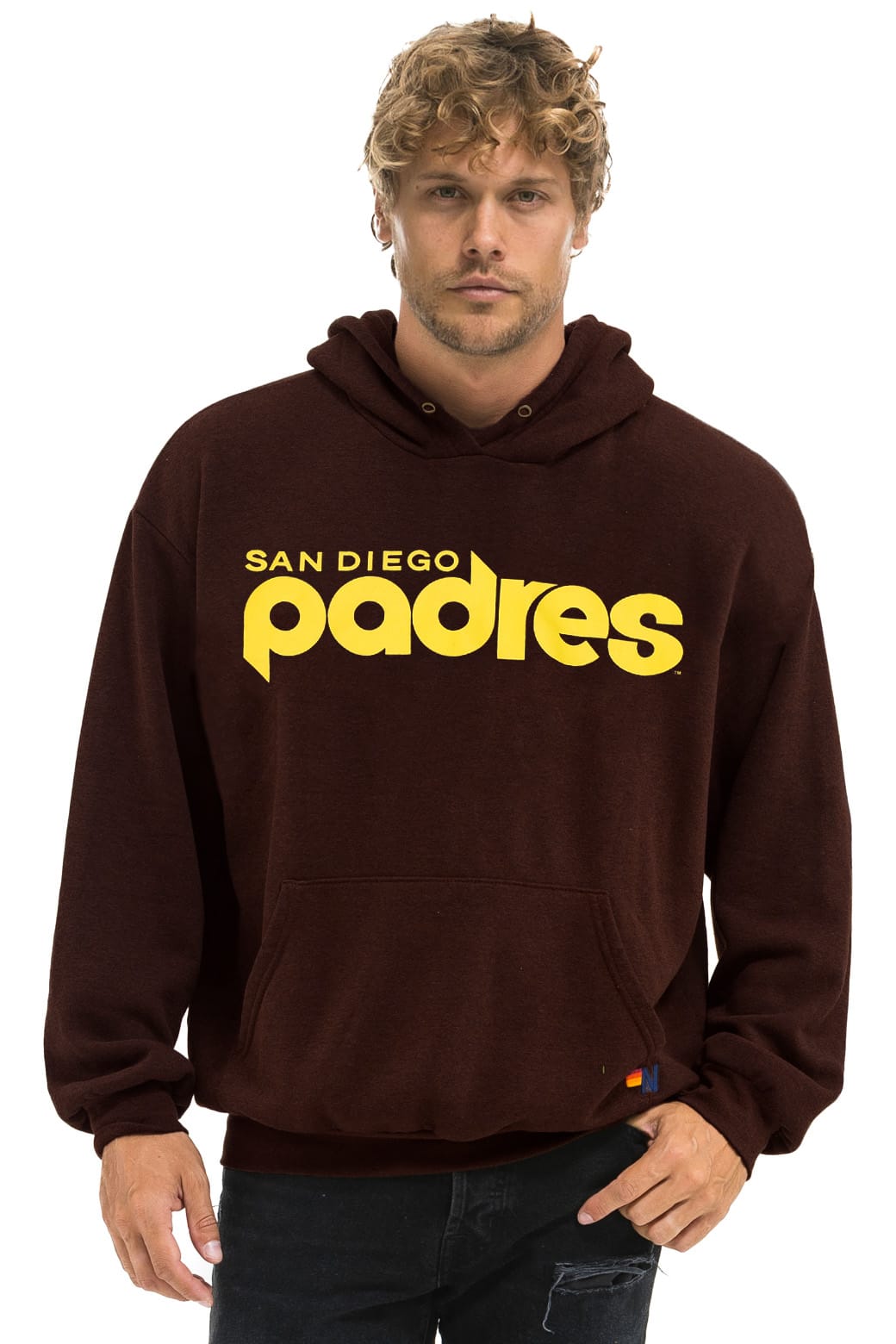 Classic SAN DIEGO PADRES 2026 RELAXED PULLOVER HOODIE - BROWN