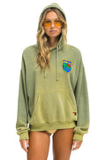 Classic CALIFORNIA PALM PATCH PULLOVER RELAXED HOODIE - FADED ARMY