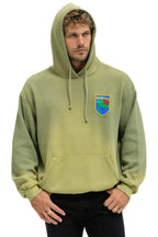 Classic CALIFORNIA PALM PATCH PULLOVER RELAXED HOODIE - FADED ARMY