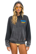 Classic LIVE FREE ADVENTURE PATCH PULLOVER RELAXED HOODIE - FADED SMOKE