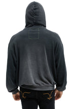 Classic LIVE FREE ADVENTURE PATCH PULLOVER RELAXED HOODIE - FADED SMOKE