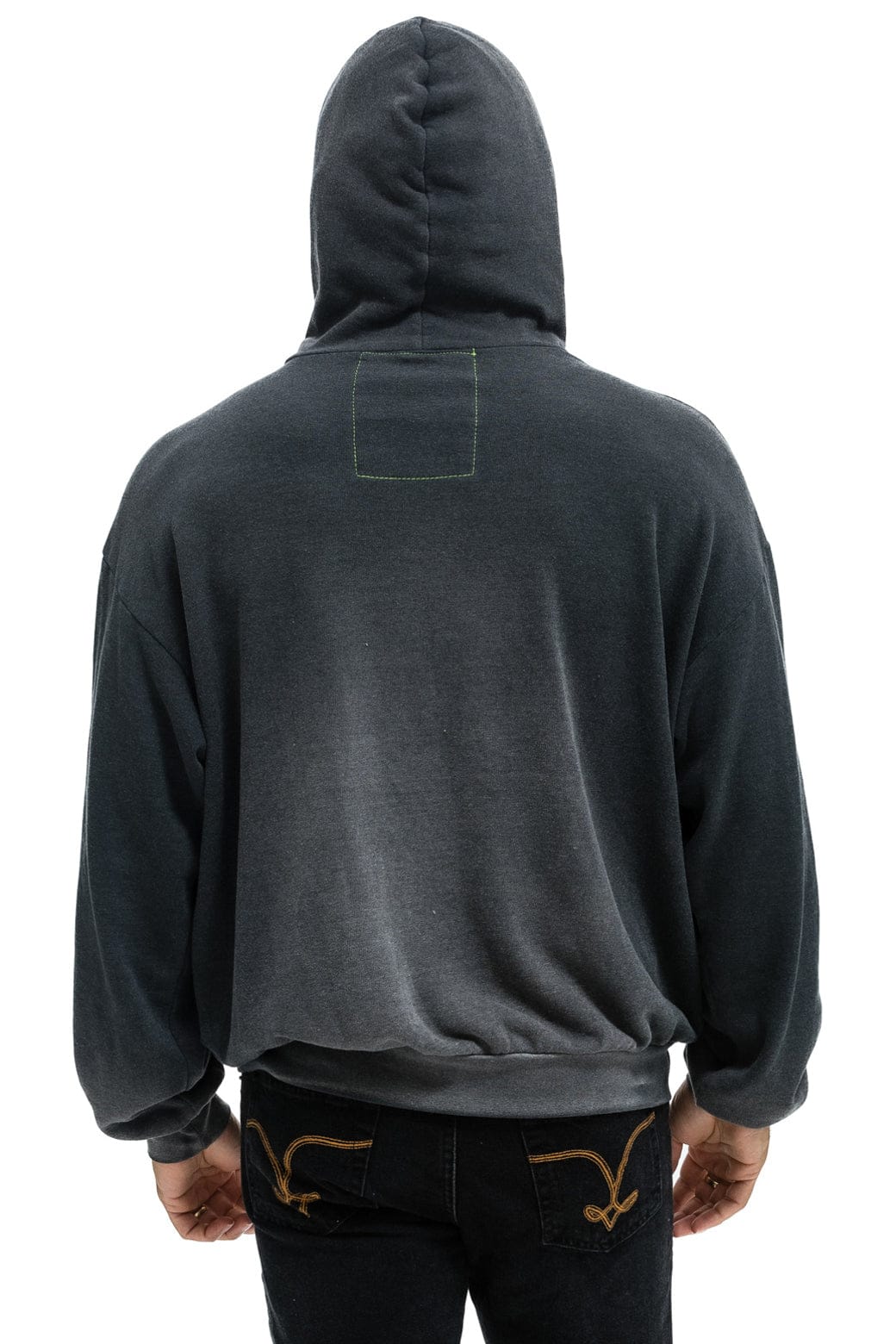 Classic LIVE FREE ADVENTURE PATCH PULLOVER RELAXED HOODIE - FADED SMOKE