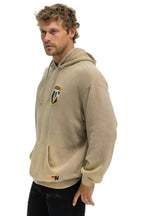 Classic CALIFORNIA SURFER PATCH PULLOVER RELAXED HOODIE - FADED TAN