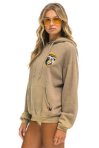 Classic CALIFORNIA SURFER PATCH PULLOVER RELAXED HOODIE - FADED TAN