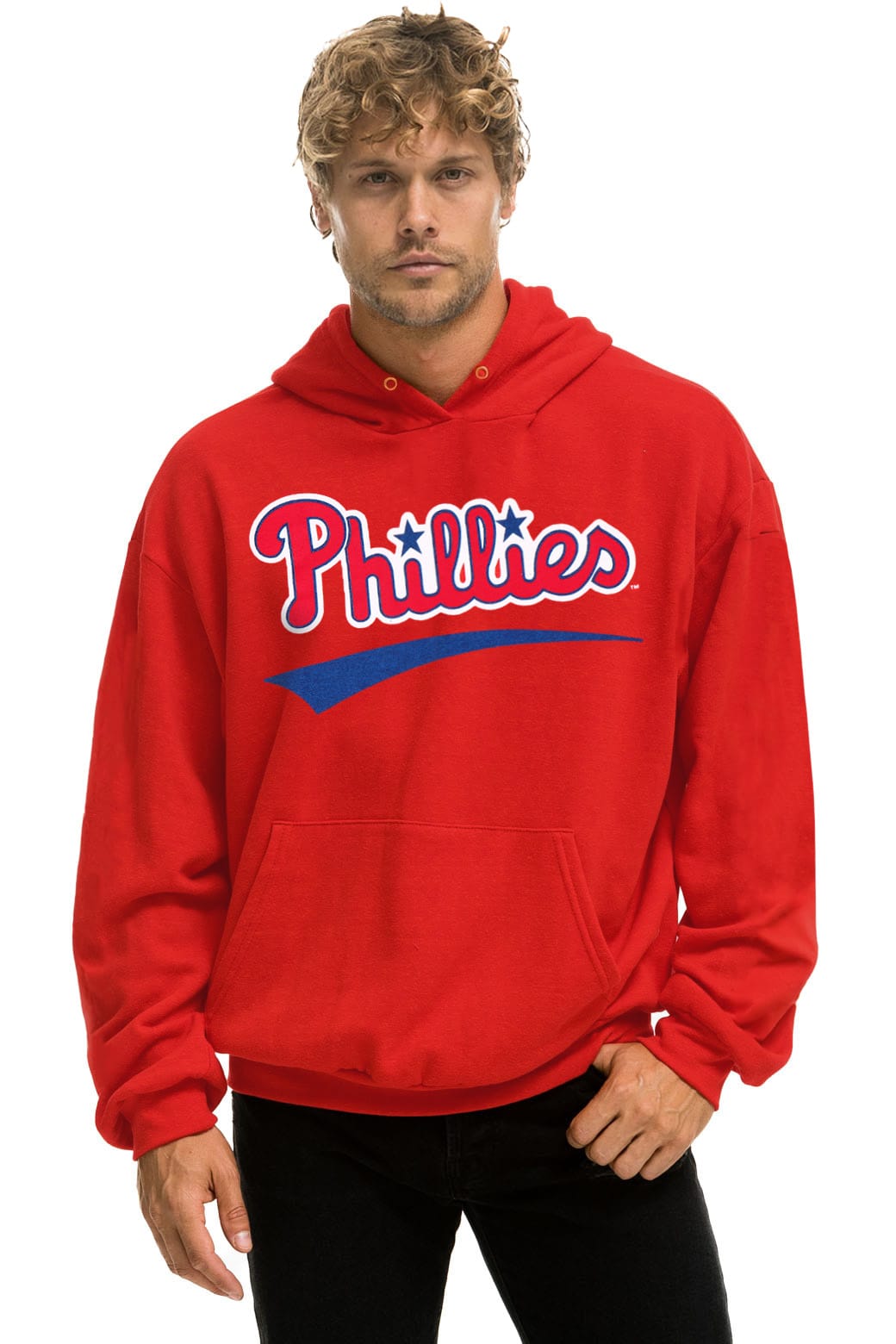 Classic PHILADELPHIA PHILLIES 2026 RELAXED PULLOVER HOODIE - RED