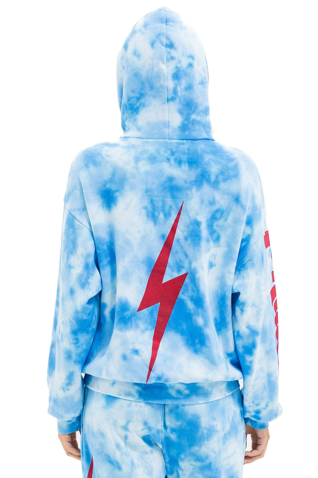 Classic PHILLIES HAND DYED RELAXED PULLOVER HOODIE - TIE DYE BLUE