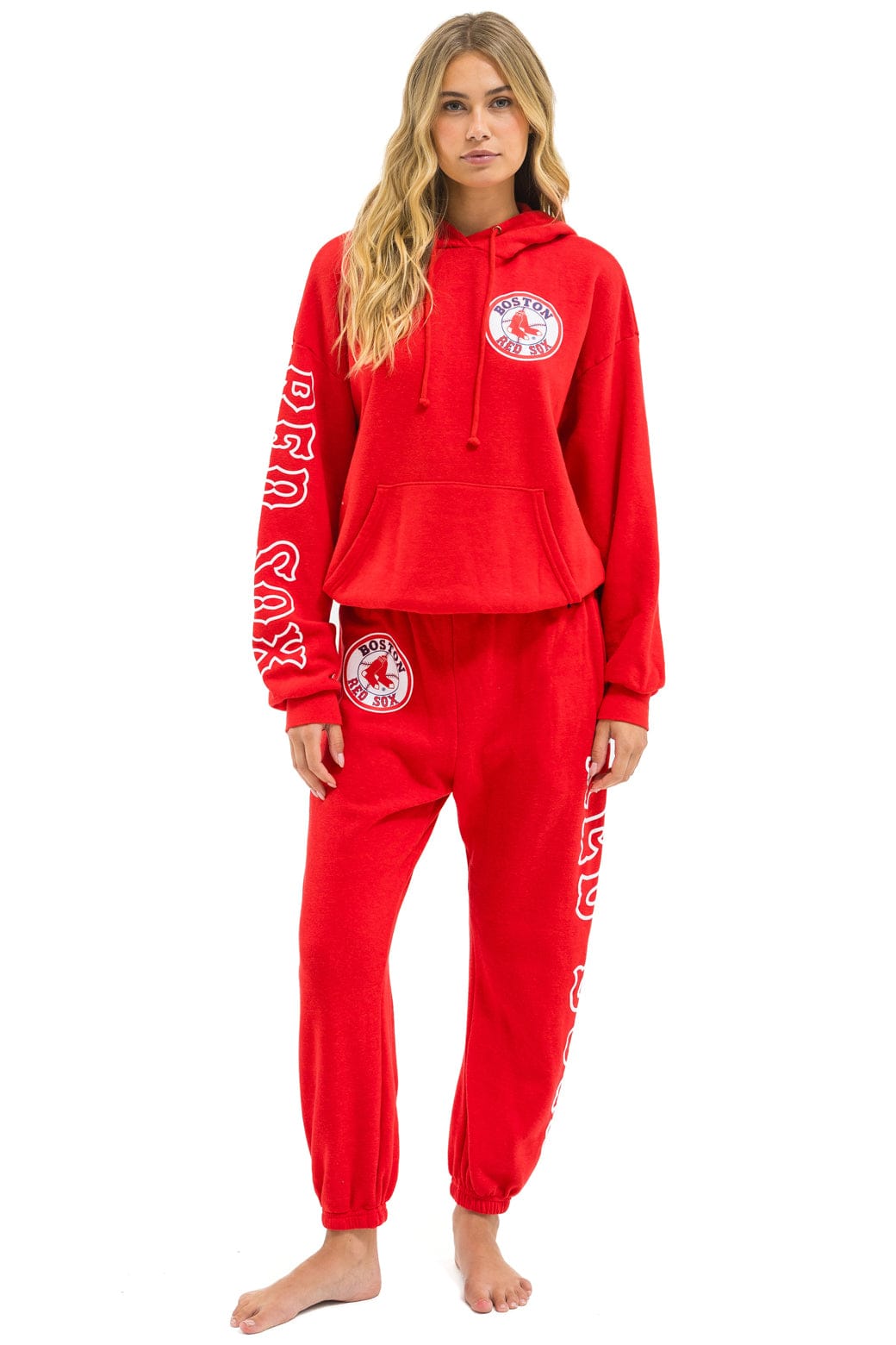 Classic RED SOX UNISEX SWEATPANTS - RED