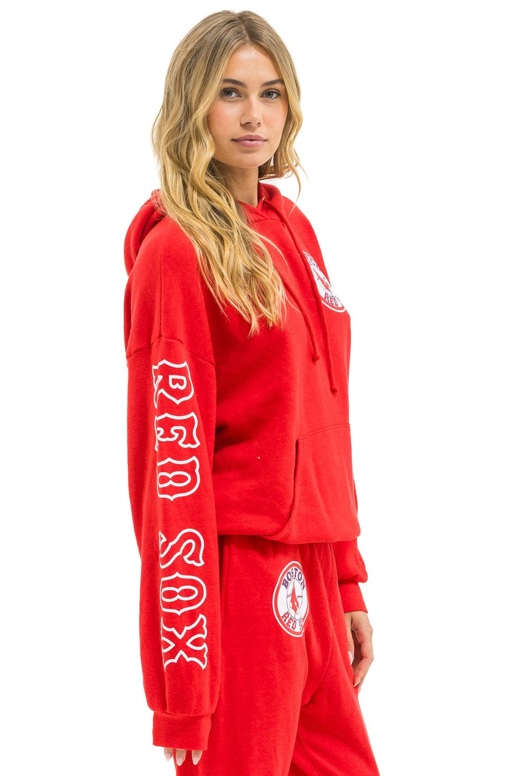 Classic RED SOX RELAXED PULLOVER HOODIE - RED