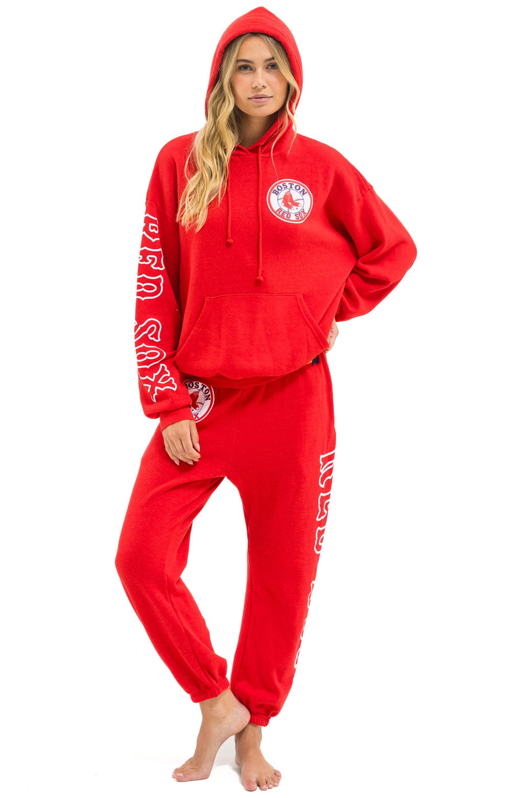 Classic RED SOX UNISEX SWEATPANTS - RED