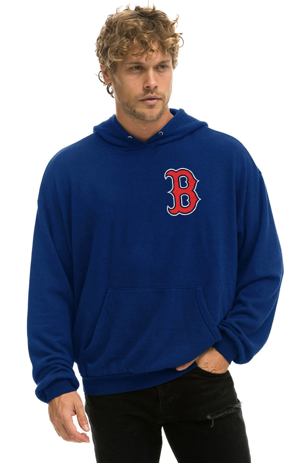 Classic BOSTON RED SOX 2026 RELAXED PULLOVER HOODIE - ROYAL